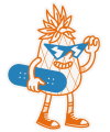 Ananas_Ananas Sticker Orange 5